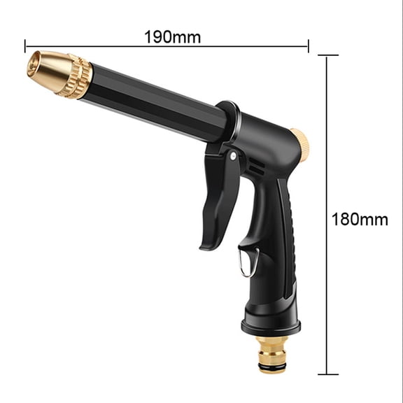 Suodoka Portable High-Pressure Power Washer Car Cleaning Machine Copper Plated Nozzle Garden Sprinkler Multifunctional Water Gun for Home Patio and Windows