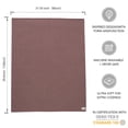 thumbnail image 7 of YIXPOH Baby Blanket 100% Organic Cotton Knit Swaddle Blanket Soft Warm Receiving Blanket for Newborns Dark Brown, 7 of 7