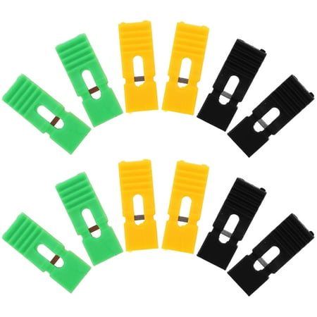 Yardwe 60Pcs Jumper Plug Circuit Board Jumper Cap Plastic Black for Circuit Assembly Open and Closed Design