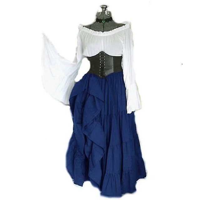 Masquerade Victorian Gothic Queen Evening Dress Medieval Renaissance Elf Princess Ta Party Women Dance Retro Costume-1