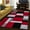 Red, variant on Nordic Geometry Carpet for Living Room Luxury Home rations Sofa Table Large Area Rugs Bedroom Bedside Antislip Floor Mat