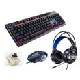 thumbnail image 3 of Juego combinado perfke de teclado y mouse para juegos con cable rojo retroiluminado, 3 of 9