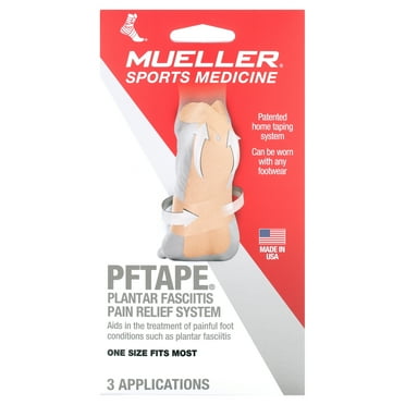 Mueller PFTape, Plantar Fasciitis Pain Relief Taping System, 3 Pack
