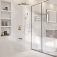 thumbnail image 5 of CASAINC 10" Wall Mounted Square Shower System with Handheld Shower and Tub Spout, Brushed Gold, 5 of 10