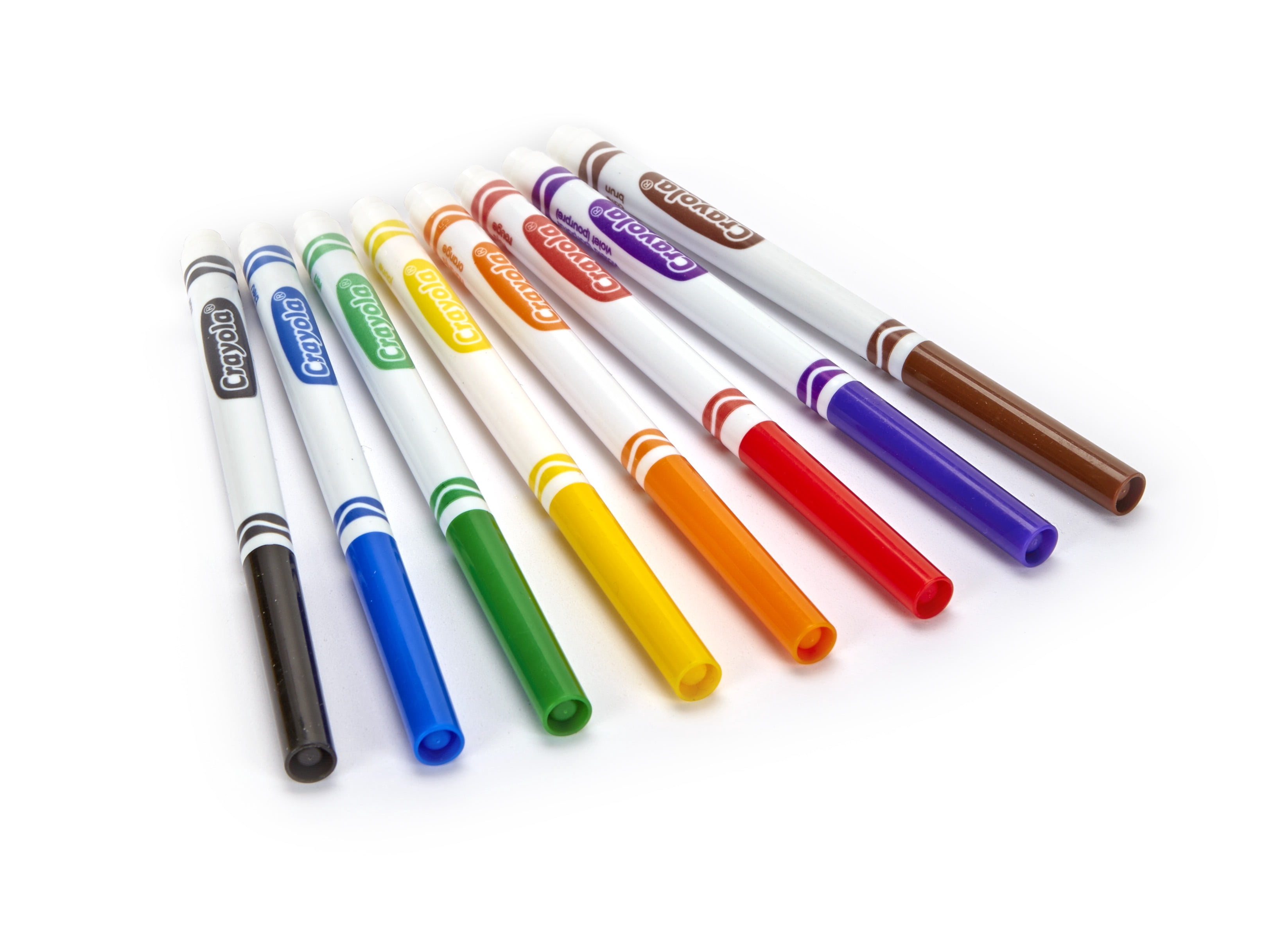 Crayola Classic Thin Line Marker Set, 8-Colors