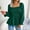 Green, variant on LEZMORE Womens Blouses Long Sleeve Shirts Square Neck Tops for Women Black S