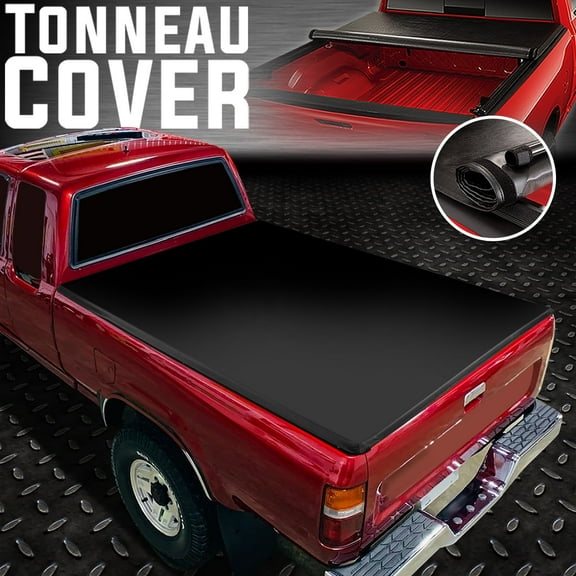 Nuvision for 89-04 Toyota Pickup Tacoma 6Ft Short Bed Soft Vinyl Roll-Up Tonneau Cover