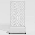 thumbnail image 6 of MAYEERTY 71" x 35" Metal Raised Garden Bed with Trellis Planter Box for Climbing Plants, White, 6 of 7