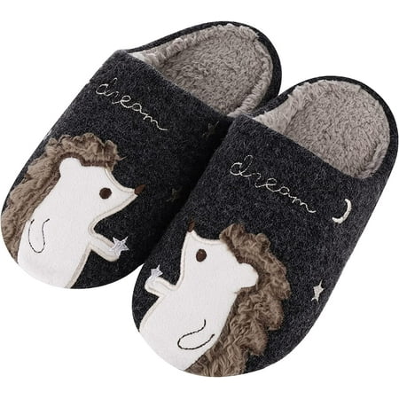 

Cute Unicorn House Slippers for Kids Animal Indoor Slippers Waterproof Sole Fuzzy Home Slippers