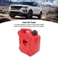thumbnail image 3 of Combustible Gas Can5L 13 Galones Tanque Rojo Gran Capacidad Portátil Gas Gasolina Contenedor para Coches Motocicletas UTV ATV Vehículos Todoterreno ANGGREK Otros, 3 of 8