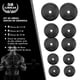 thumbnail image 2 of Discos Para Barra Pesas 50 Lbs Recubiertos Set 10 Piezas negro 1 Xtreme Life DPDC50000001, 2 of 7