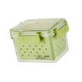 thumbnail image 5 of WeiLaiKeQi Fruit Container for Fridge Airtight with Lid with Drain Pantry Organizer Box 12.5x9x10cm, 5 of 9