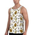 thumbnail image 2 of Fuzoiu Honey Print Men's Workout Tank Tops,Sleeveless Gym Shirt Quick Dry,Fitness Bodybuilding T-Shirt,Muscle Athletic Workout Tee-4X-Large, 2 of 7