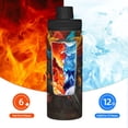 thumbnail image 5 of KLL Vibrant Skull Soldier Pattern 18oz Insulated Water Bottle, Stainless Steel Sports Water Cup Flask with Spout and Handle Lid for Sports Travel Car& School, 5 of 7