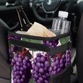 thumbnail image 6 of Grape Foldable Car Trash Can with Lid, Leak-Proof Hanging Storage Bag - Car Trash Bin, Mini Trash Can, 6 of 6