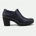 thumbnail image 3 of Pennysue Women's Ankle Boots Navy Low Chunky Stacked Heel booties 11M, 3 of 7