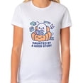 thumbnail image 4 of PJammy Halloween T-Shirt Women's Haunted Story Short Sleeve Tee, 4 of 5