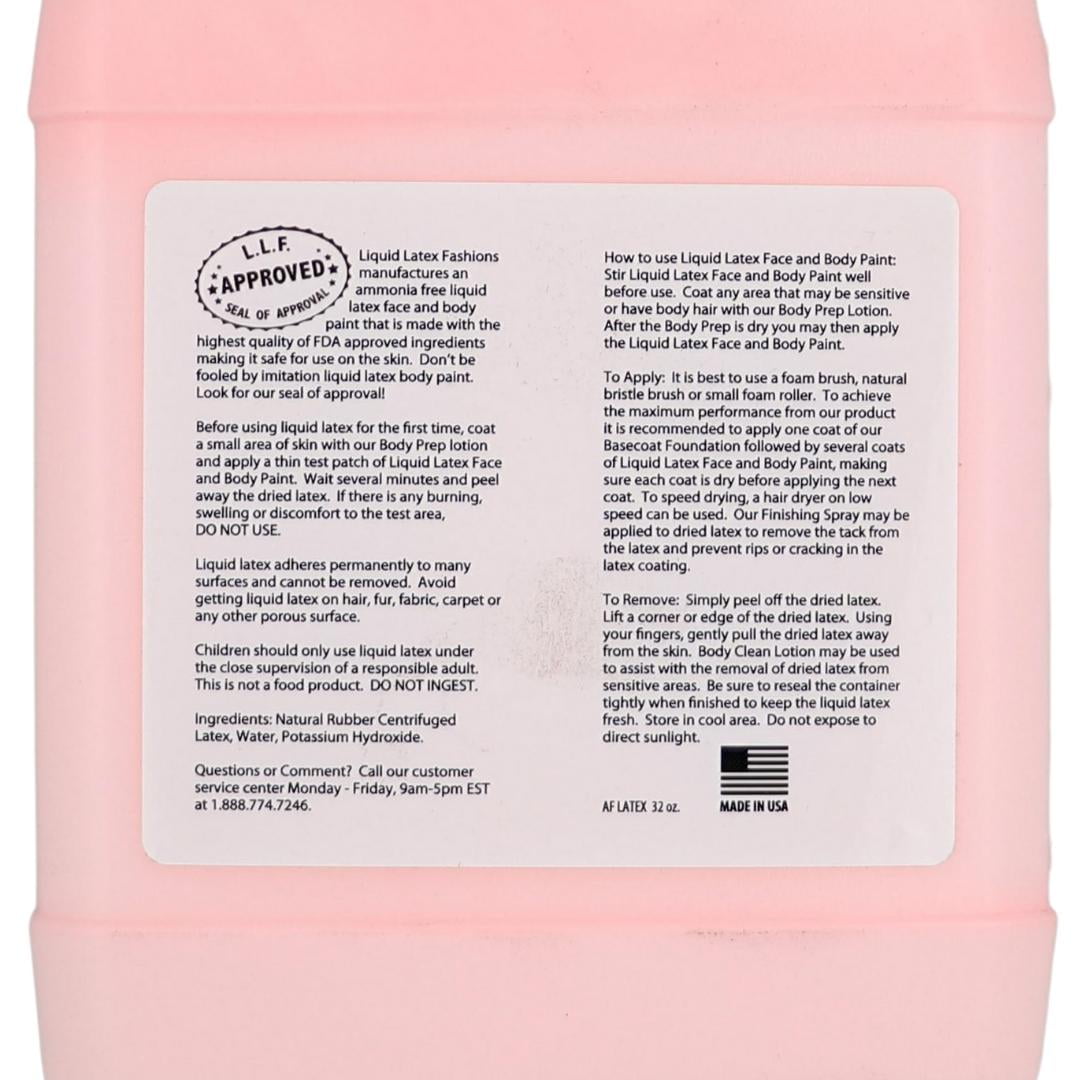 32 oz Pink Liquid Latex *Ammonia Free* Body Paint 