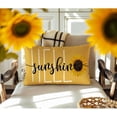 thumbnail image 2 of 12x20 Yellow Throw Pillow Covers for Couch, Spring Summer Decorations Pillows Decorative Throw Pillows,Hello Sunshine Lumbar Cushion Case for Bedroom Sunflower Farmhouse Decor Polyester, 2 of 6