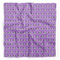 thumbnail image 1 of Bimba Purple Panda Face Kids Pure Silk Printed Head Bandanas Summer Neck Wrap Scarf 40 x 40 Inches, 1 of 6