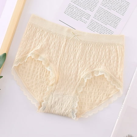

Hunpta Underwear Women Lace Panties For Womens Leopard Print Bikini Underwear Half Back Coverage Panties
