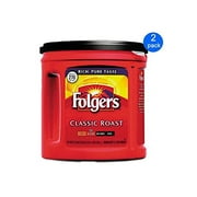 Folgers Coffee Classic Roast 2-pack; 33.9 Oz Each.