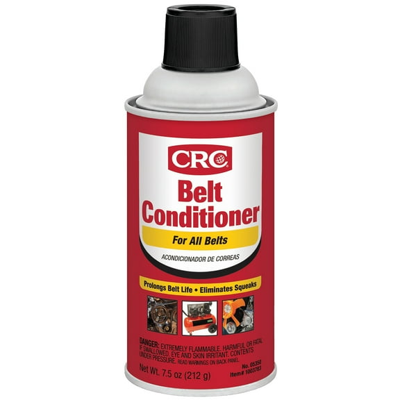 CRC Belt Conditioner, 7.5 oz – Machine & Tool Lubricant for Belts, Prevents Wear & Tear, Improves Performance