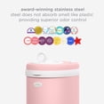 thumbnail image 4 of Ubbi Odor Locking Steel Diaper Pail, Baby Registry Must-Have, Fig Blossom, 4 of 9