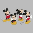 thumbnail image 2 of Girl's Mickey & Friends Mickey Mouse Cute Poses  Graphic Tee Athletic Heather Small, 2 of 5