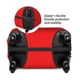 thumbnail image 4 of Balery Red Luggage Cover Protector, Scratch And Dirt Resistant, Fits 18-32 Inch Luggage - Large, 4 of 9