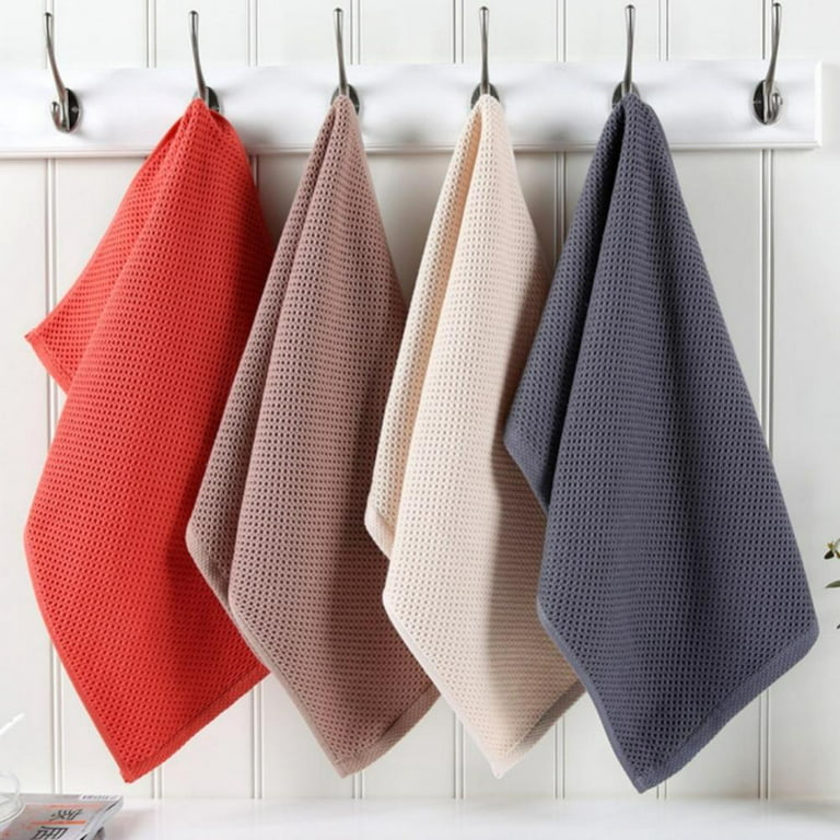2 Pcs Polyester Soft Hand Towels with Hanging Clearance Super Absorbent  Washcloth Tie Towel Machine Washable Quickly Dry for Bathroom Kitchen  Abstract