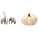 thumbnail image 1 of Figuras de de cerámica y almohadas de calabaza, escultura decorativa de animal coleccionable para el hogar, estante, sofá, cojín, decoración, 1 of 8