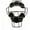 Silver, black, variant on Champion Sports Lightweight Umpire Face Mask - Durable, Premium Construction Umpire Face Mask - Extended Guards/Adjustable Harness - Adult Size - Black