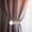 Bronze, variant on U Shaped Curtain Holdbacks, Curtain Tiebacks Hooks with Clear Crystal Ball, Curtain Tie Backs Wall Mounted Metal Drapery Pull Backs Tassel Curtain Holders for Drapes, Home, Gold