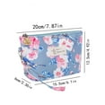 thumbnail image 2 of Cosmetic Storage Bag Printed Ladies Portable Clutch Waterproofs Travel Toiletry Bag Cosmetics Storage,G,Waterproof Cloth, 2 of 4