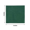 thumbnail image 3 of Efavormart 50 Pack | 5"x5" Hunter Emerald Green Soft 2-Ply Paper Beverage Napkins, Disposable Cocktail Napkins - 18 GSM, 3 of 5