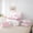 Pink J, variant on Feelyou Initial E Letter Bedding Comforter Set 7pcs, Bow-tie King Bedding Sets
