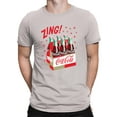 thumbnail image 2 of Officially Licensed Coca-Cola I Love Coke Retro Logo Graphic Men's T-shirt, 2 of 3