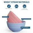 thumbnail image 3 of TINANA Wheat Straw Bowls: 26 OZ Bowls Set of 8, Microwave Dishwasher Safe, Lightweight Serving Bowls for Soup, Salad, Oatmeal - Multi Color, 3 of 6