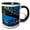 Black/White, variant on 3drose, Opera House, Harbor Bridge, Sydney, Australia - Au01 Bba0161 - Bill Bachmann, 15oz Mug