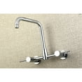 thumbnail image 4 of Kingston Brass Concord 8-Inch Centerset Wall Mount Kitchen Faucet, Polished Chrome, 4 of 5