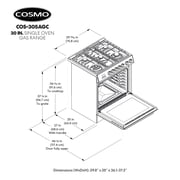 30 in. Nebula Collection 5.0 cu. ft. 5 burner Gas Range in Stainless Steel