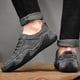 thumbnail image 5 of Zapatos de hombre de gran tamaño, de caña baja, cosidos a mano, zapatos casuales de moda que combinan con todo para hombre, 5 of 6