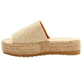 thumbnail image 1 of Matisse Women's Beach Collection Del Mar Stacked Platform Sandal (Natural, 8), 1 of 2