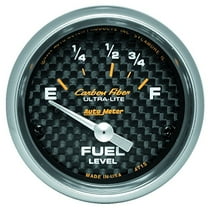 AutoMeter 4715 Carbon Fiber Electric Fuel Level Gauge