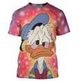 thumbnail image 5 of Camisetas con estampado 3d de pato Donald de Disney para hombre y mujer, ropa de calle informal de dibujos animados, camisetas de moda, Tops de verano 2024, 5 of 5