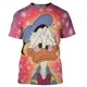 thumbnail image 5 of Camisetas con estampado 3d de pato Donald de Disney para hombre y mujer, ropa de calle informal de dibujos animados, camisetas de moda, Tops de verano 2024, 5 of 5