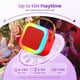 thumbnail image 4 of Máquina de karaoke Peski portátil Bluetooth con 2 micrófonos, color rojo, 4 of 9