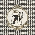 thumbnail image 2 of Ferri, Stefania 15x15 Gold Ornate Wood Framed with Double Matting Museum Art Print Titled - Harlequin Schnauzer, 2 of 4