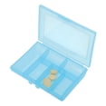 thumbnail image 6 of Unique Bargains 1 Pc Pill Case 6 Grid Flap Pill Box Clear Blue, 6 of 6